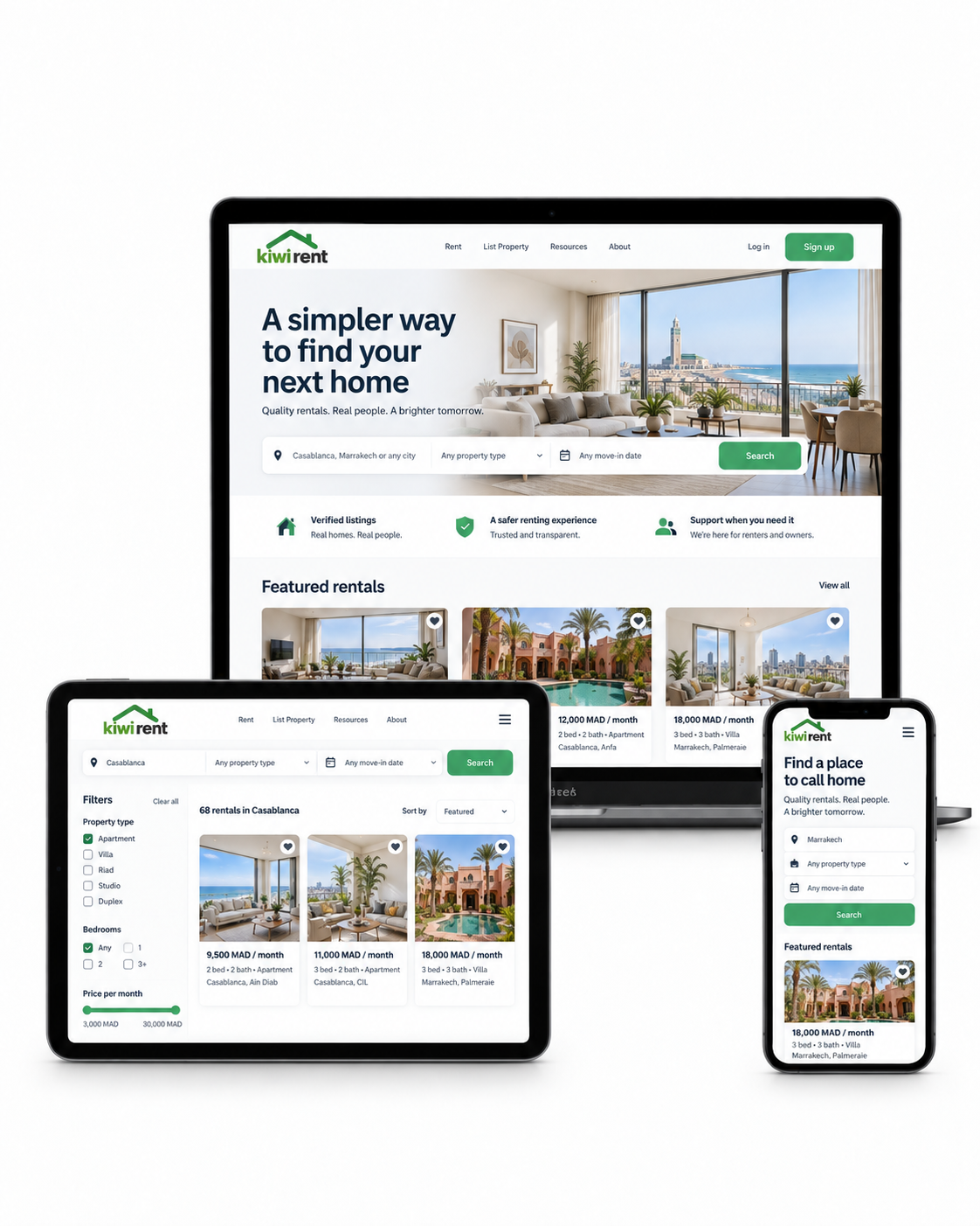 Kiwi Rent Maroc mobile