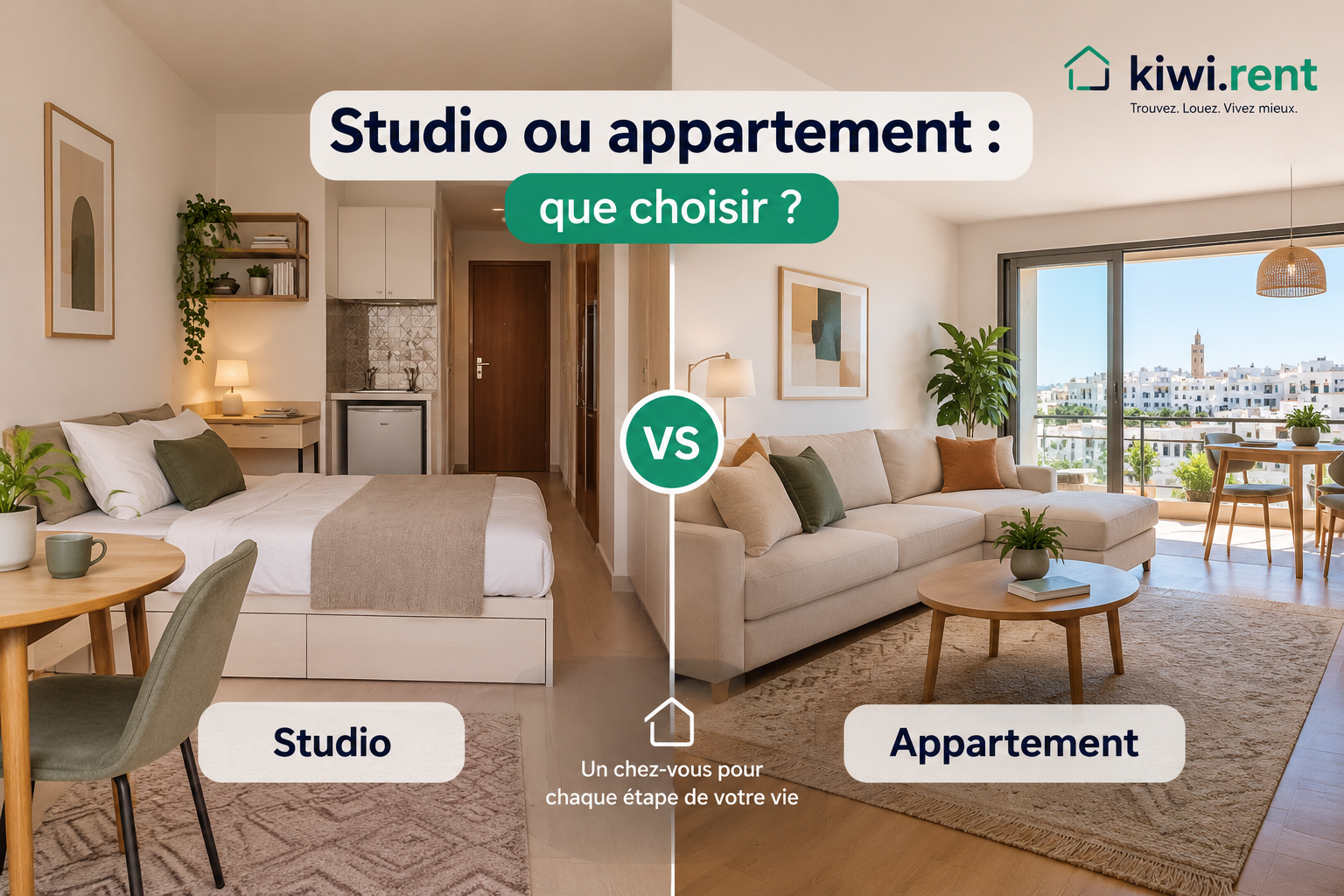 Studio ou appartement : le grand choix